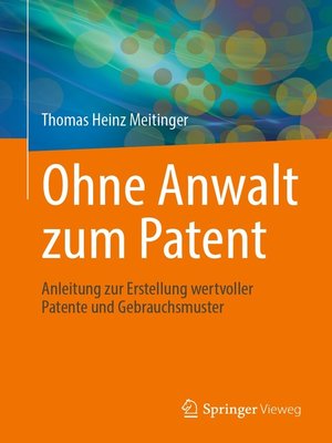 cover image of Ohne Anwalt zum Patent